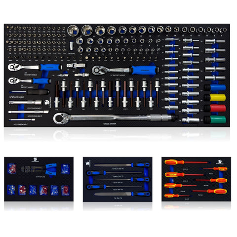 Nürnberg ToolCar XXL | Werkzeugwage befüllt | 12 Schubladen | 457 Tools | Abschließbar